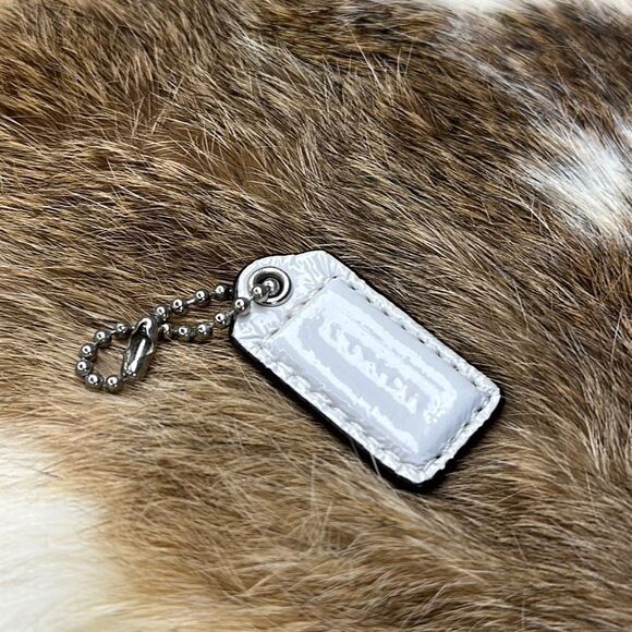 Coach White Patent Mini Small Leather Hang Tag Replacement - Picture 1 of 4